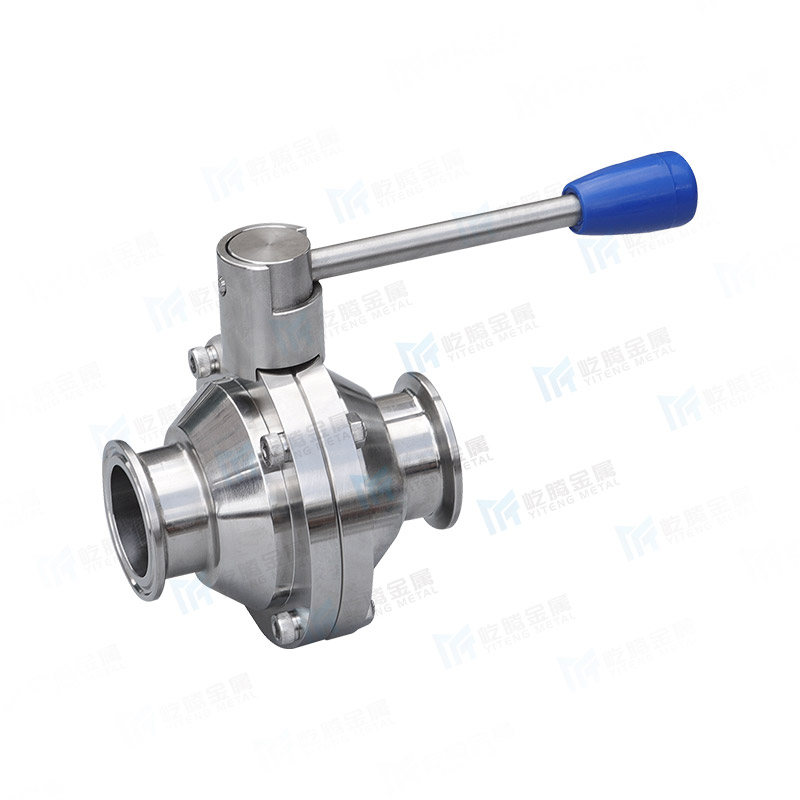 Quick installation butterfly ball valve