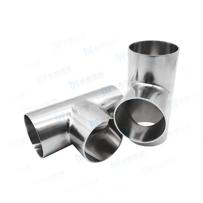 Welded three-way connector