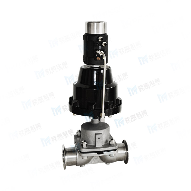 Adjustable pneumatic quick installation diaphragm valve