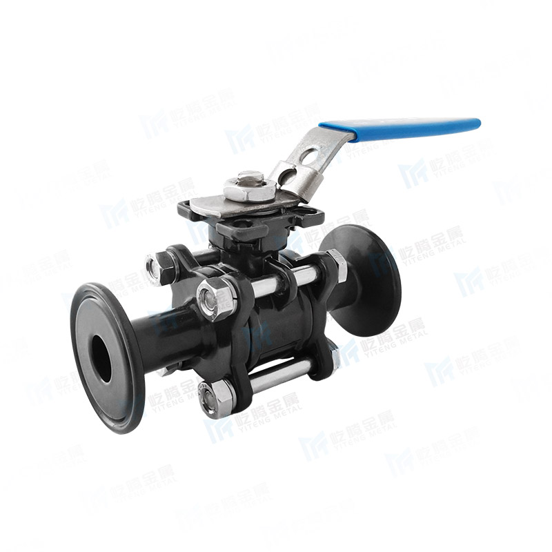Fluorine-lined ball valve