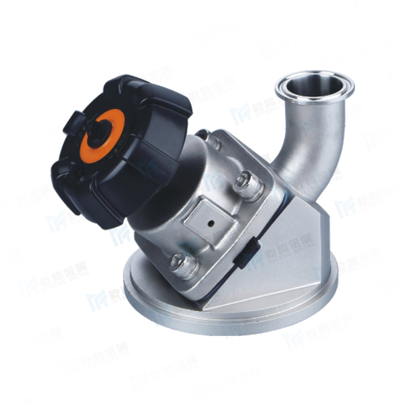 Bottom diaphragm valve of the tank