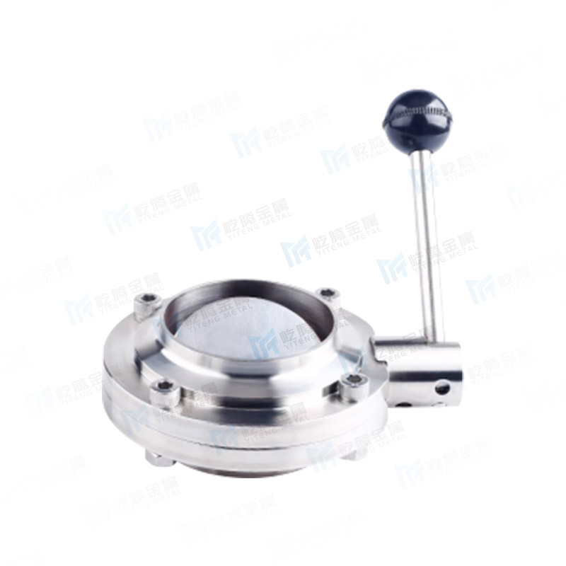 Welded butterfly valve