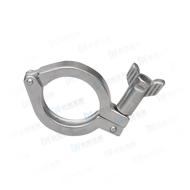Single pin middle opening clamp