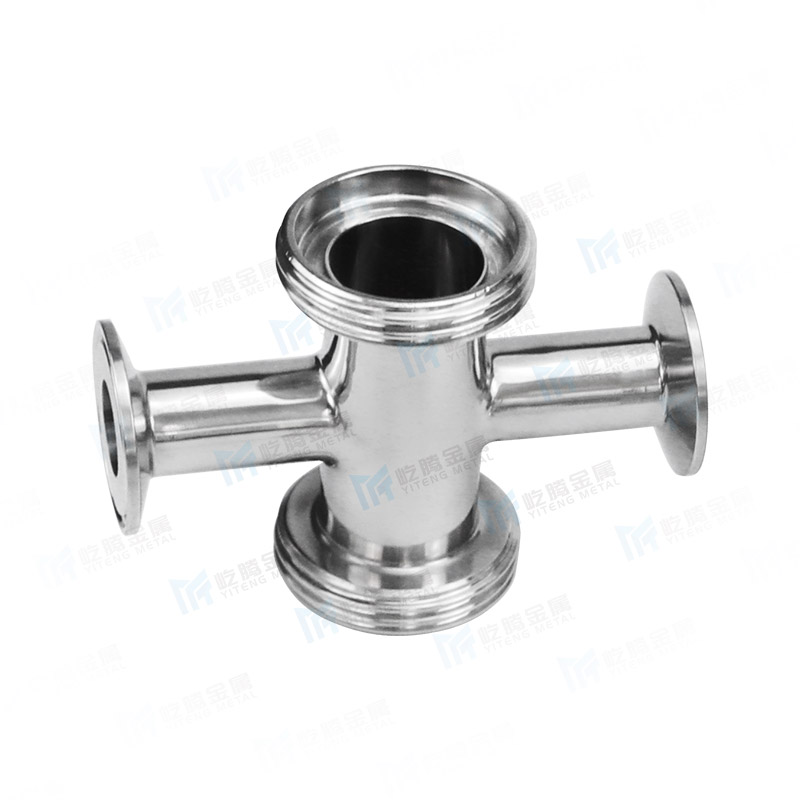 Quick-assembled four-way connector