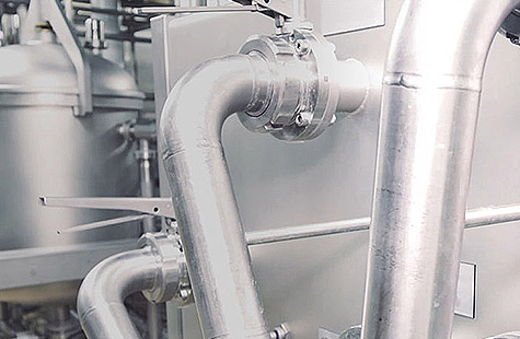 What are the characteristics of the demand for sanitary pipe fittings in the food processing industry?